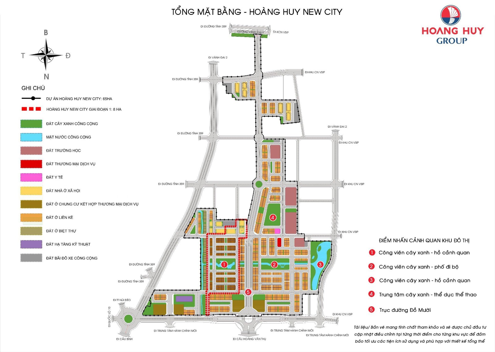 Mặt bằng thiết kế Hoàng Huy New City Giai Đoạn 2