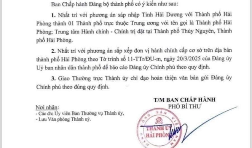 Sáp nhập Hải Phòng và Hải Dương liệu có xảy ra?