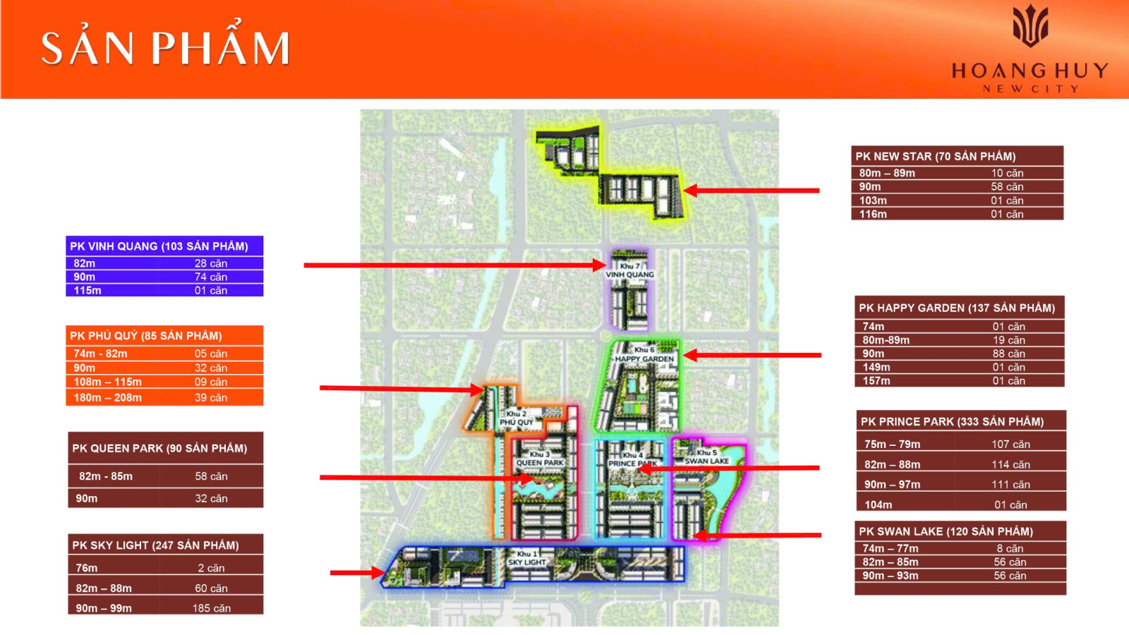 Mặt bằng thiết kế Hoàng Huy New City Thuỷ Nguyên