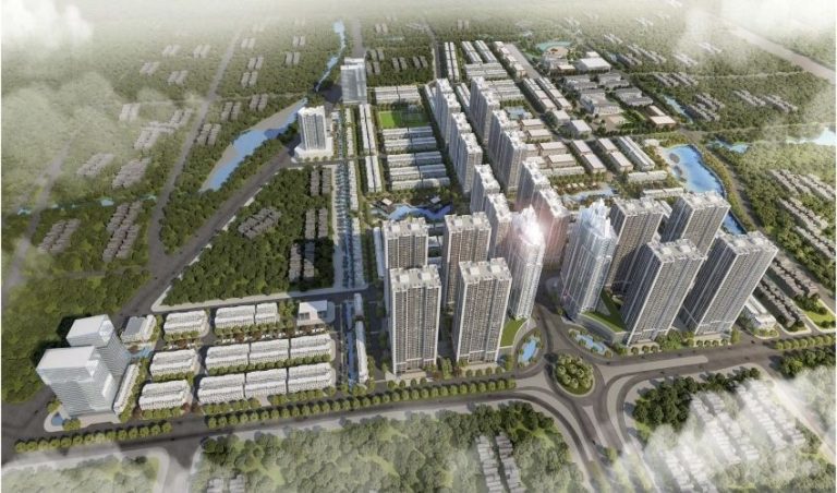 Phối cảnh dự án Hoàng Huy New City