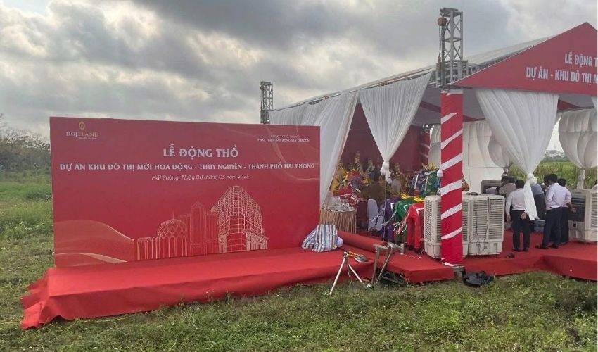 Khu đô thị Doji Hoa Động Thủy Nguyên khởi công từ 08/05/2025