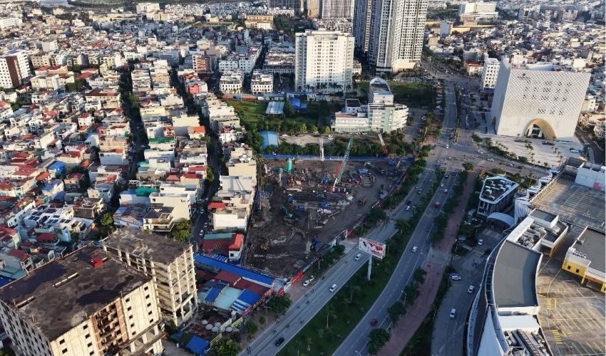 Website chính thức Gamuda Land, dự án Ambience Hải Phòng đang được thi công đúng tiến độ