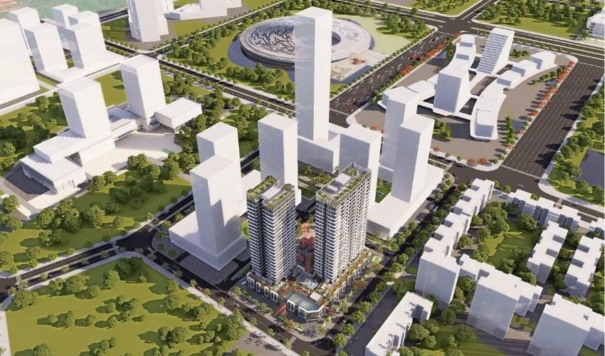 Không gian sống đẳng cấp bên khu đô thị Bắc Sông Cấm